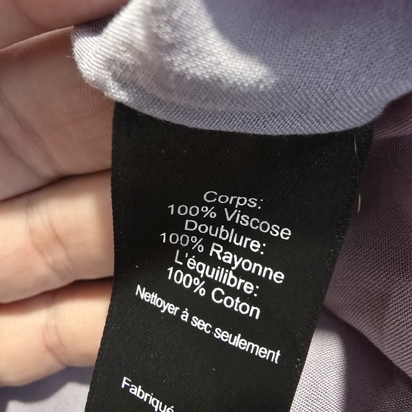 Anthropologie Astr Women’s Lavender Flutter Sleeve Crochet Dress Size S - Picture 9 of 9